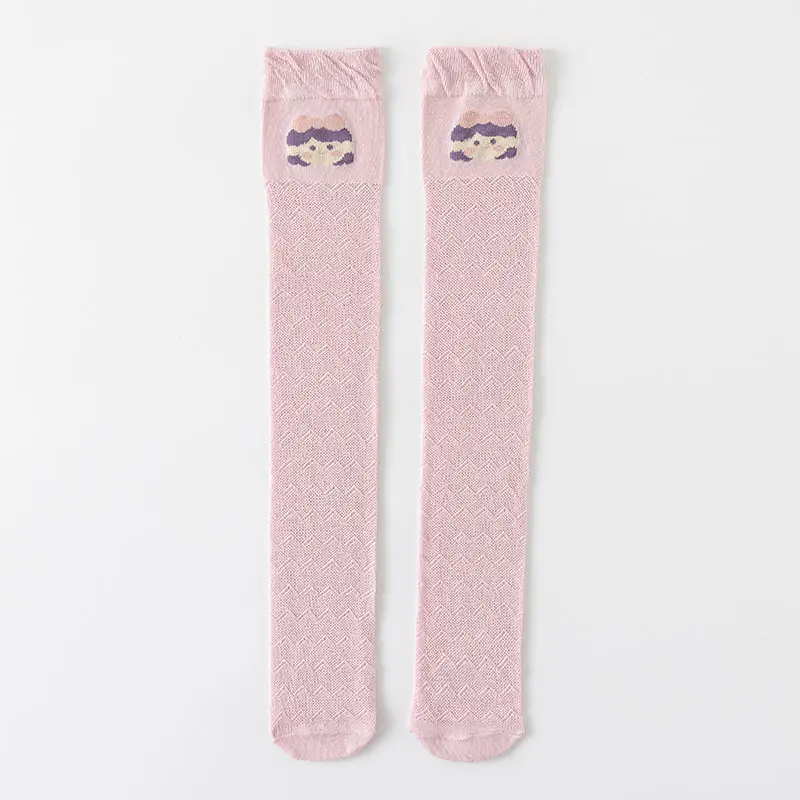 2025 Long-Tube Baby Socks Purple Heart Design - Image 6