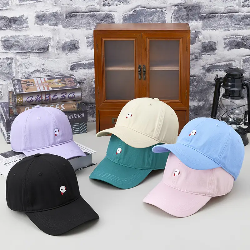 Blue Embroidered Baseball Cap for Girls Boys - Image 19