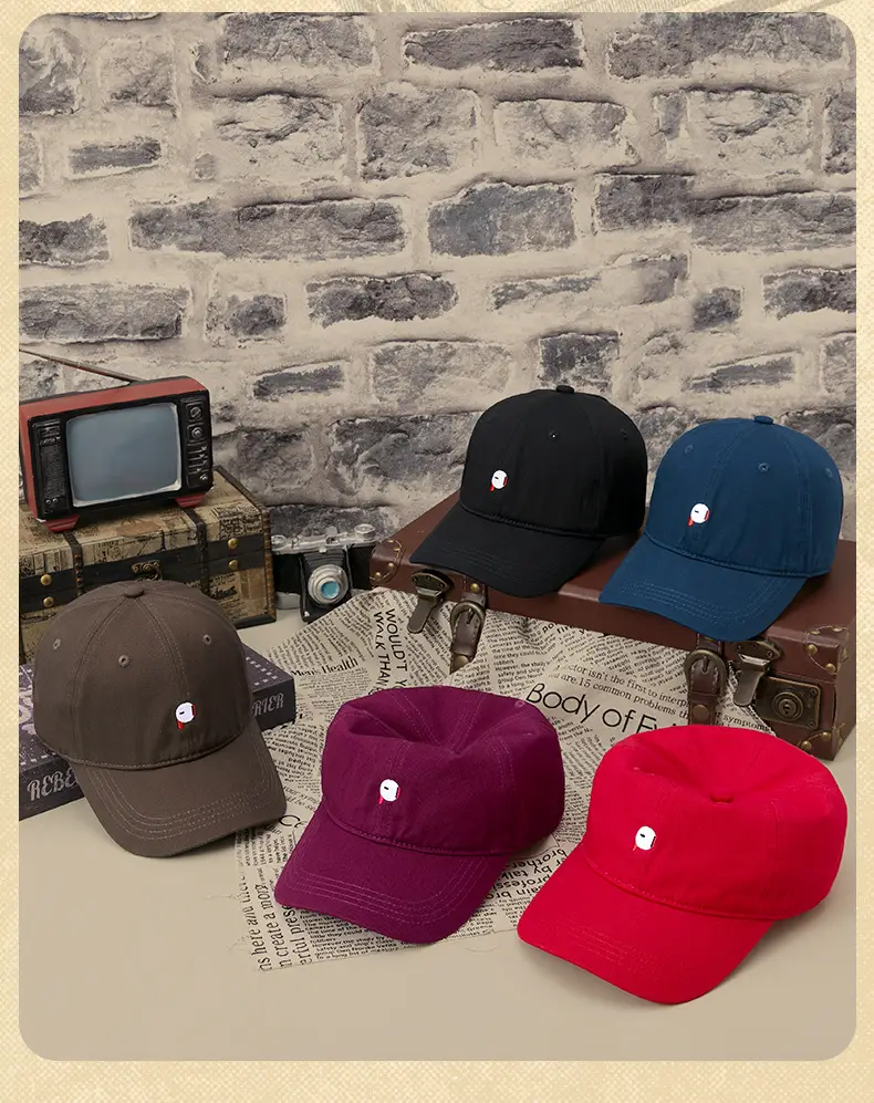 Blue Embroidered Baseball Cap for Girls Boys — feature 12