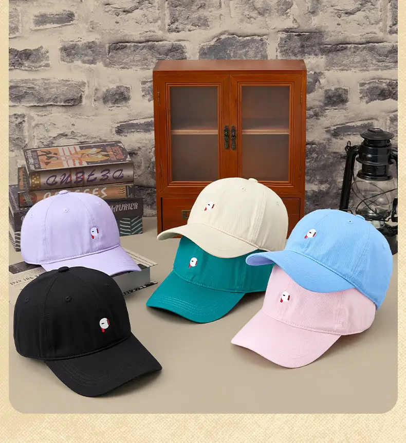 Blue Embroidered Baseball Cap for Girls Boys — feature 17