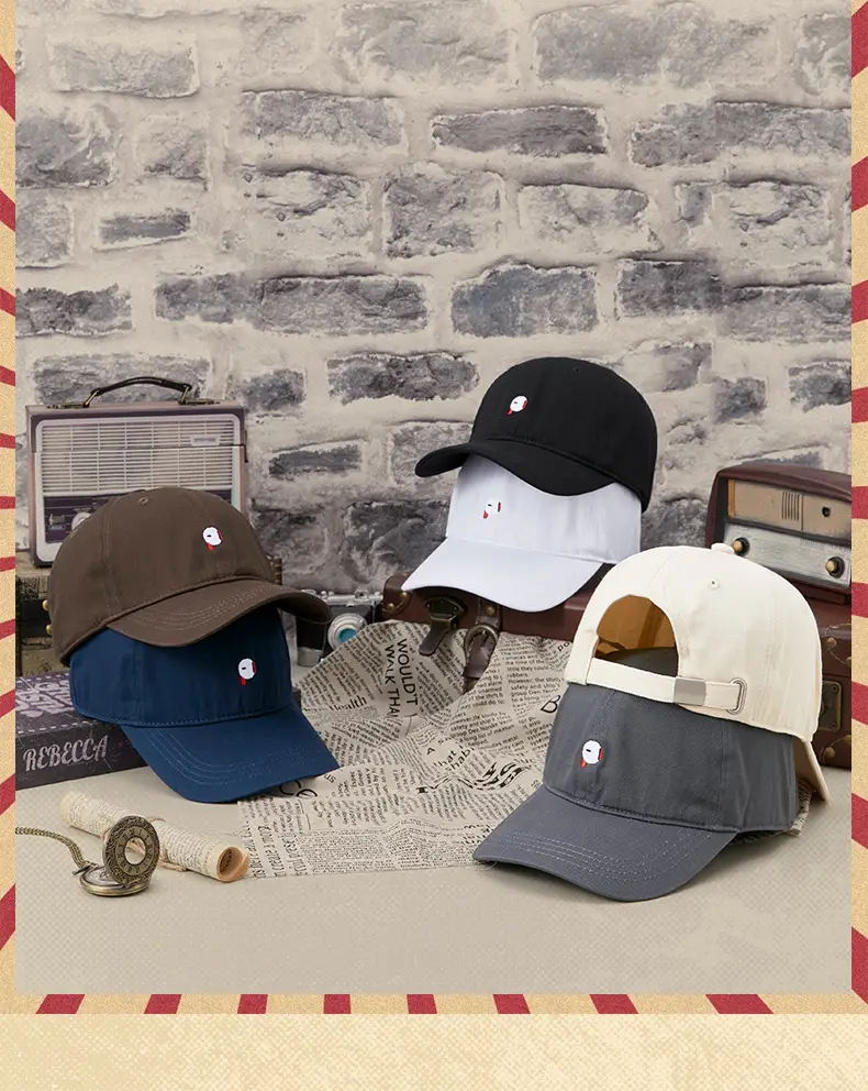Blue Embroidered Baseball Cap for Girls Boys — feature 3