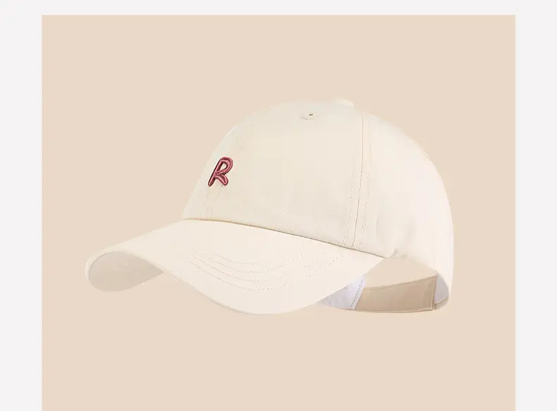 Women's White Pony Tail Baseball Cap Summer Travel Fashion — feature 14