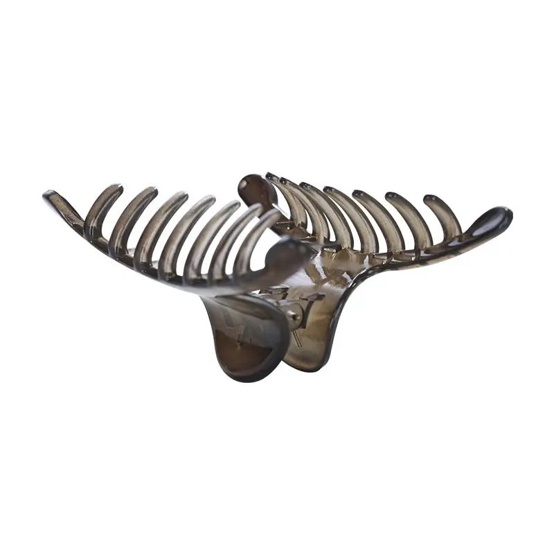 12-Piece Stainless Steel Shark Clip for Hair Grab Back Head Large Grab
