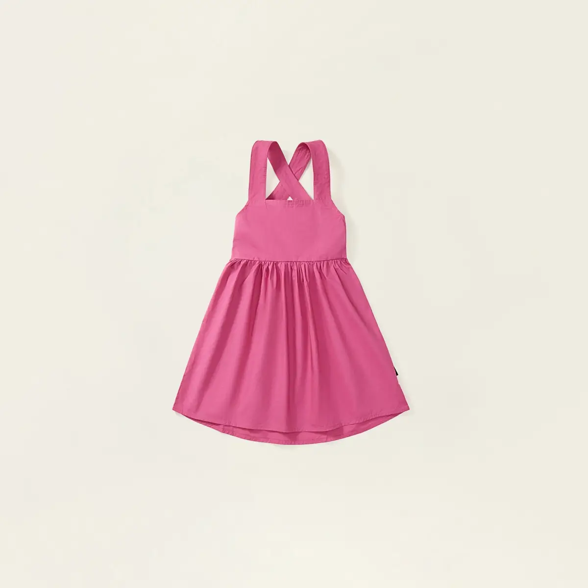 Kids Suspender Dress Black Pink Pure Cotton Summer — feature 9