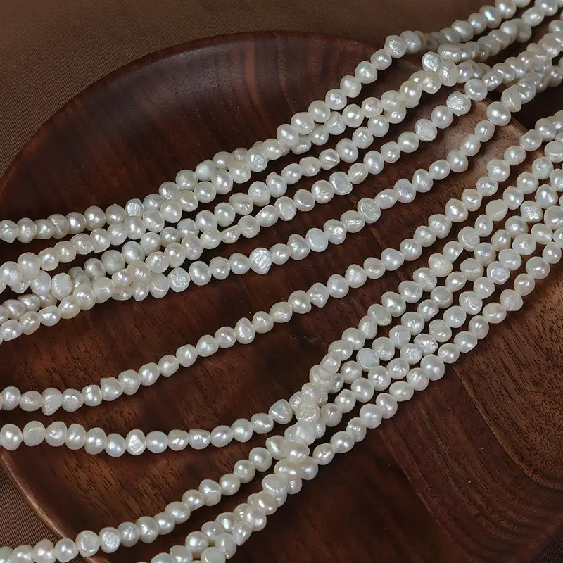 40-41cm Natural Baroque Pearl Beads 5-6mm
