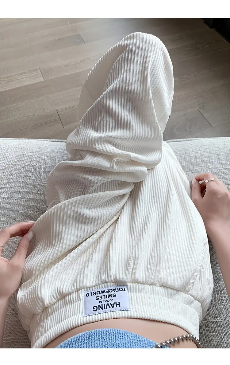 Ice Silk Wide Leg Pants Women Spring Summer — feature 21