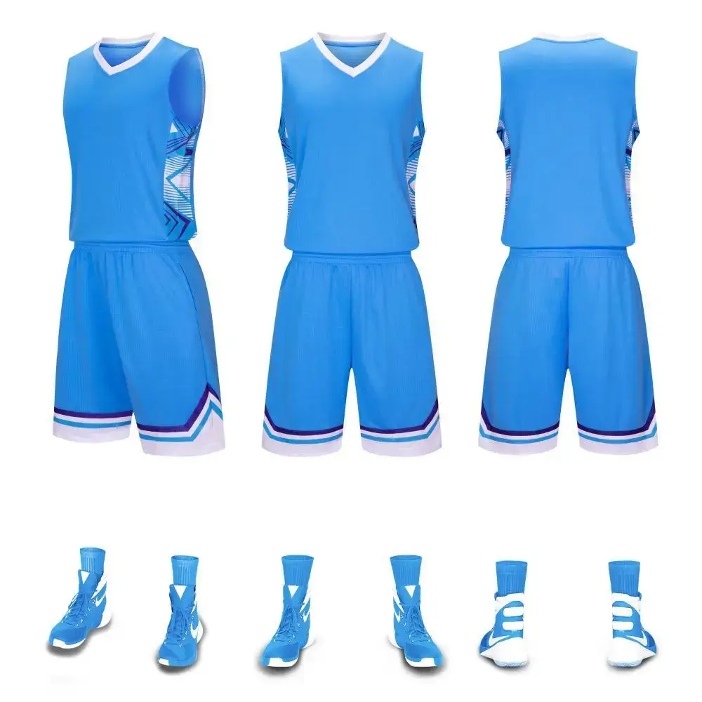 Men's Quick-Drying Sports Vest & Shorts Set Turquoise - Image 71