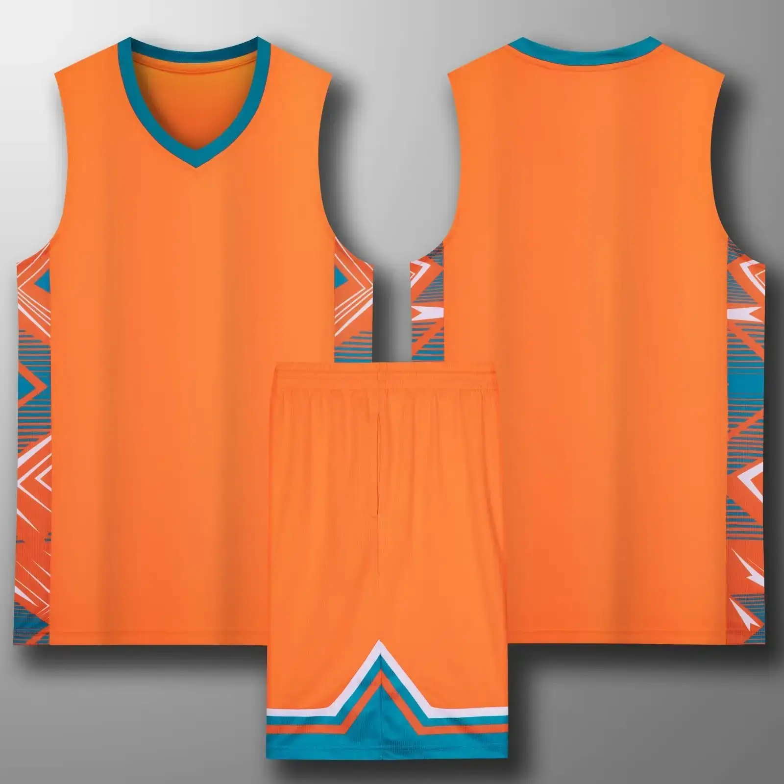 Men's Quick-Drying Sports Vest & Shorts Set Turquoise — feature 11