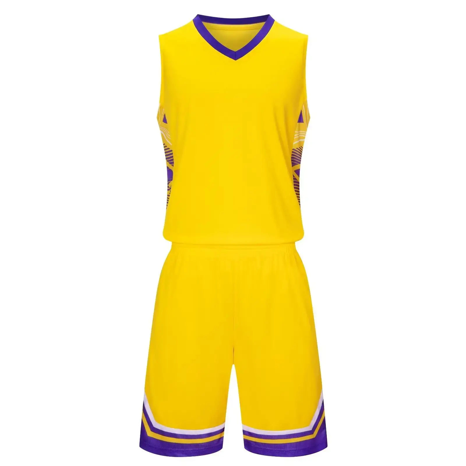 A95 basketball uniform yellow