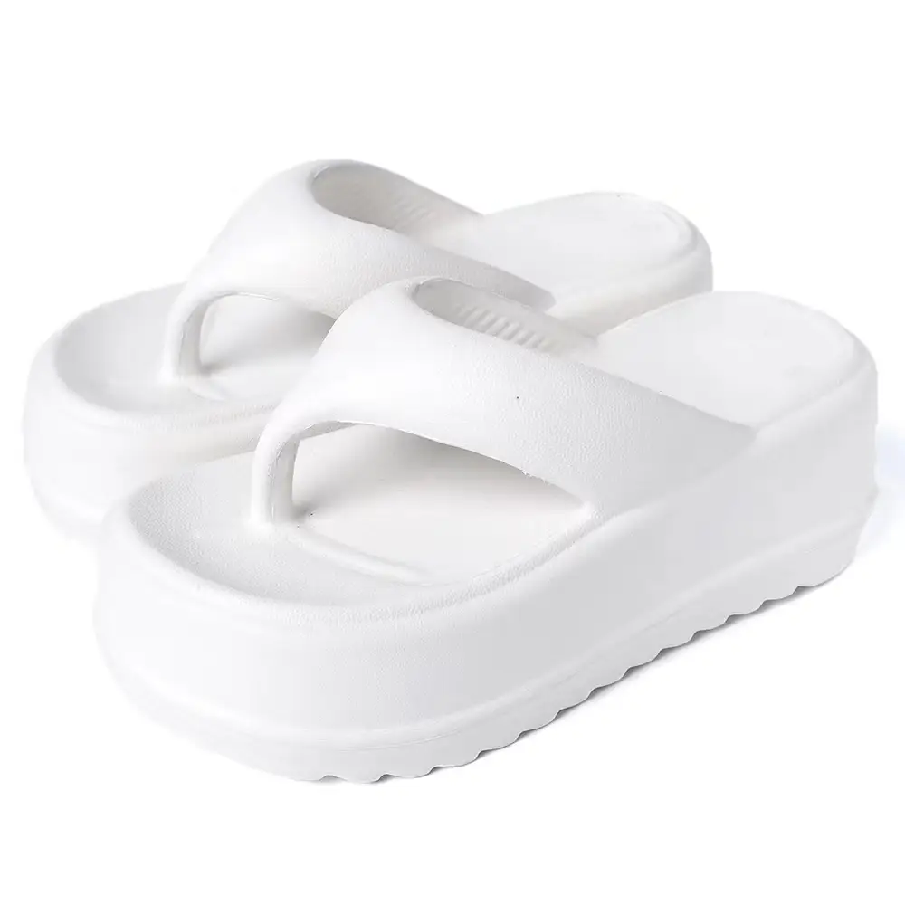 Women's Black Thick Slide Slippers Summer — feature 6