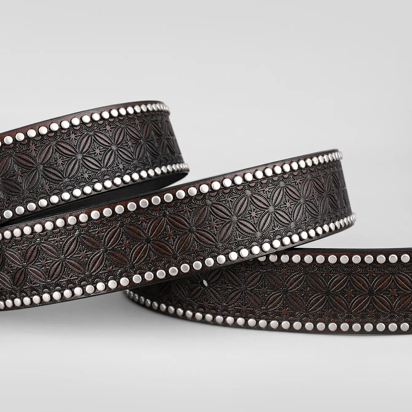 Western Denim Belt with Gold Plated Iconic Clasp β feature 19