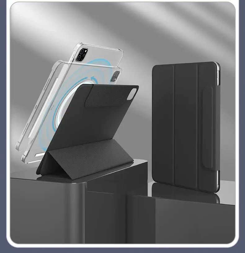Suitable for Apple iPad Pro Magnetic Protective Case Rotating 11inch Air54Mini6 Tablet Case 12.9 Anti-Bending — feature 30