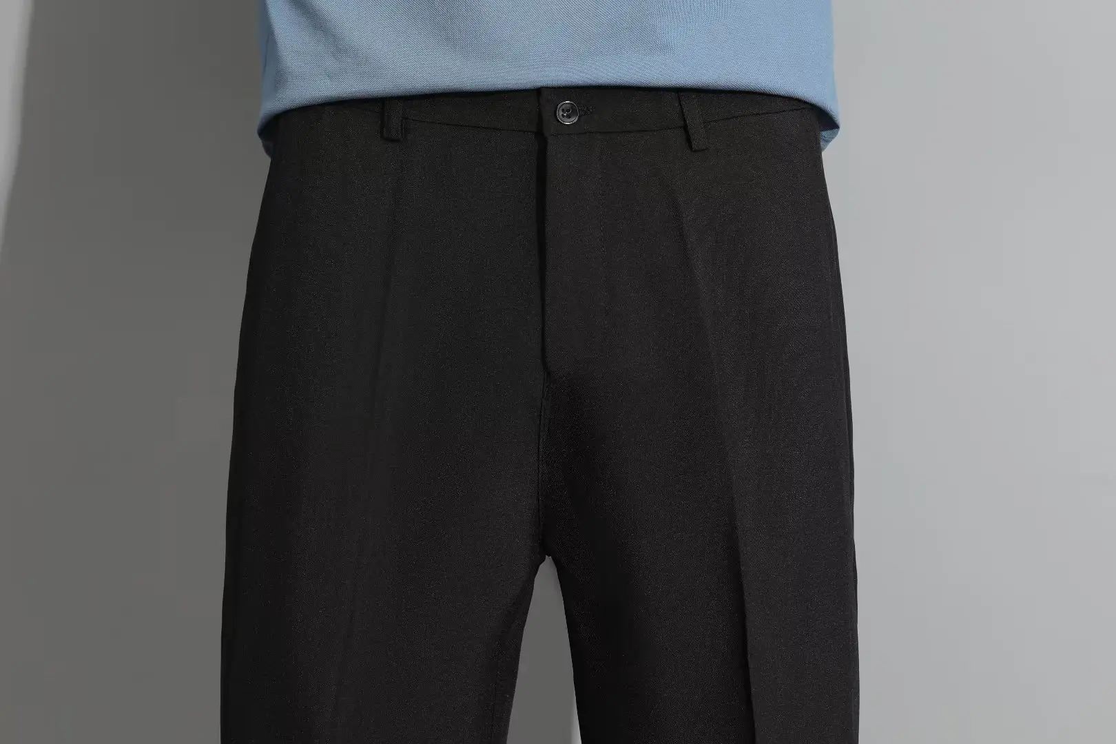 Men Black 5-Point Slim Fit Shorts Korean Style — feature 56