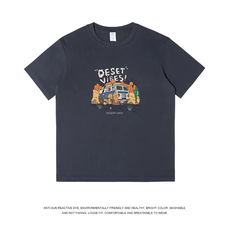 Men Cotton Cartoon T-Shirt White 2023 - Image 11