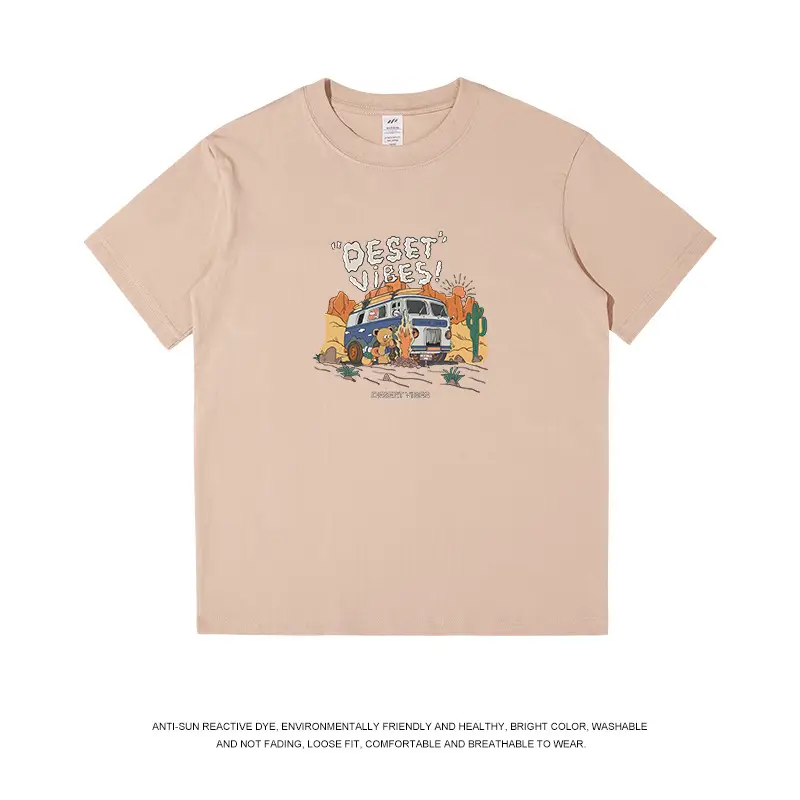 Men Cotton Cartoon T-Shirt White 2023 - Image 12