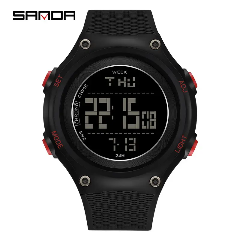 Sanda Digital Analog Watch Black 7:26 - Image 6