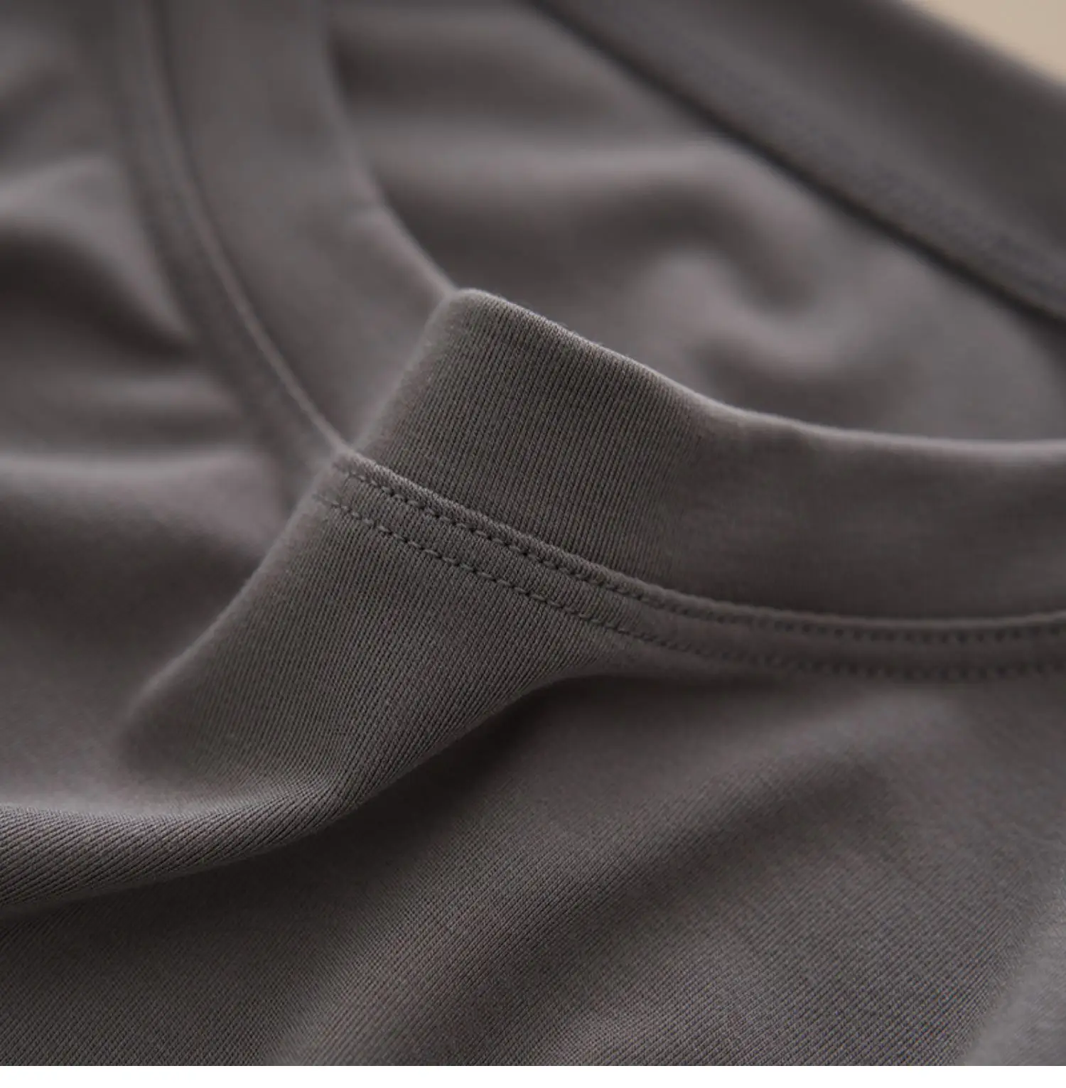 Women Grey Round Neck T-Shirt Short Sleeve — feature 37