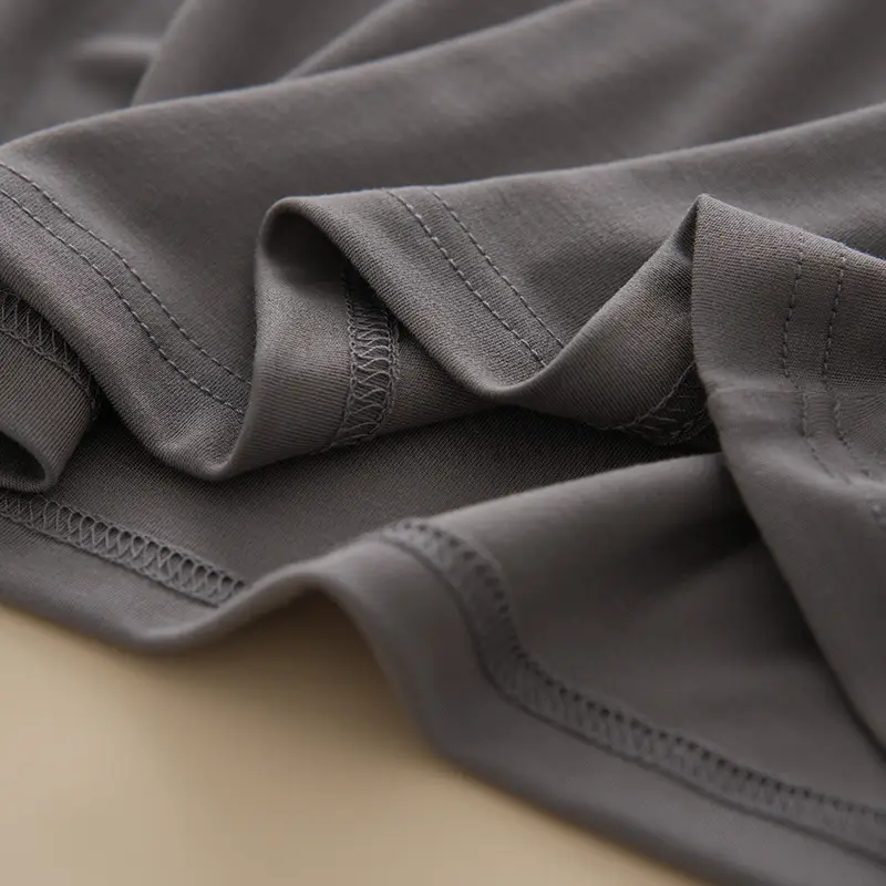 Women Grey Round Neck T-Shirt Short Sleeve — feature 39