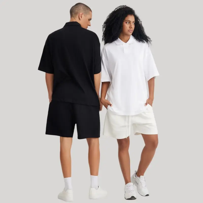 Men's Off-Shoulder Polo T-Shirt 275g American Brand