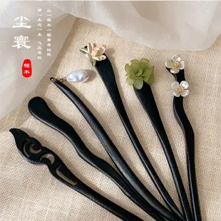 Children's Flower Glass Hairpins with Tassels — feature 28