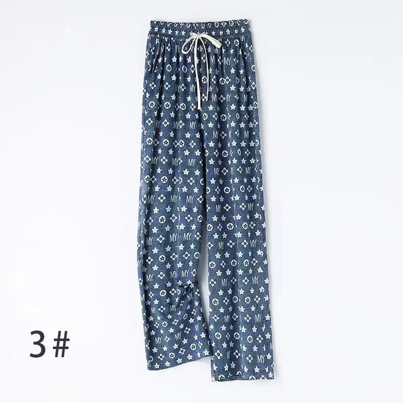 2025 Summer Women Ice Silk Denim Pants Narrow Wide Leg — feature 7