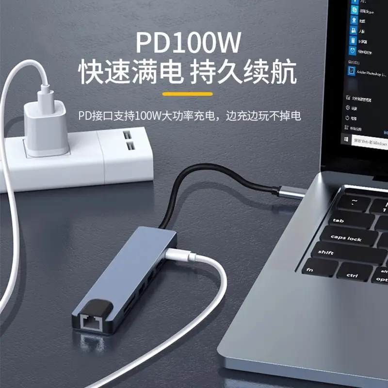 10-in-1 Type-C Docking Station with USB3.0 & SD Card - Image 9