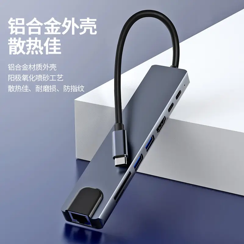 10-in-1 Type-C Docking Station with USB3.0 & SD Card - Image 10