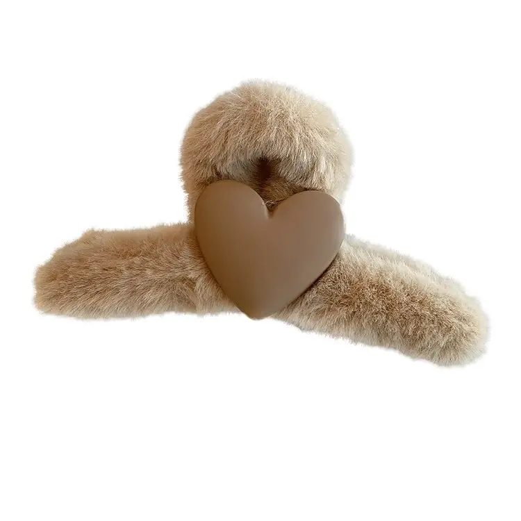 South Korea Love Plush Hairpin Clip for Girls - Image 9