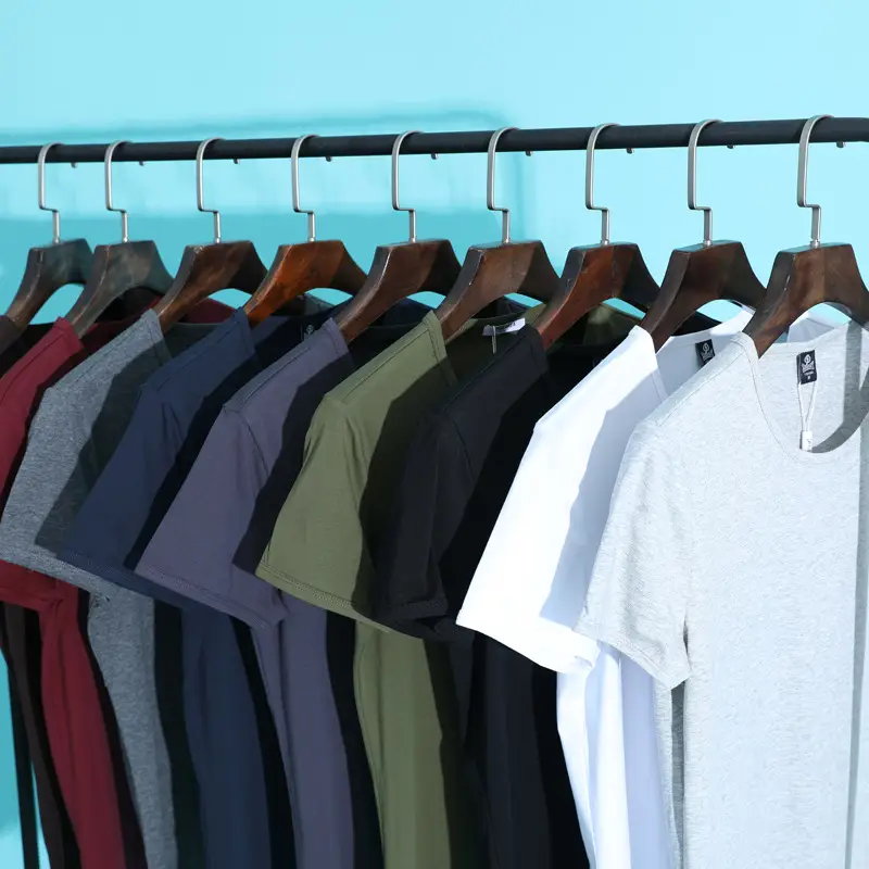 Men Olive Green Lycra T-Shirt Round Neck Summer Casual
