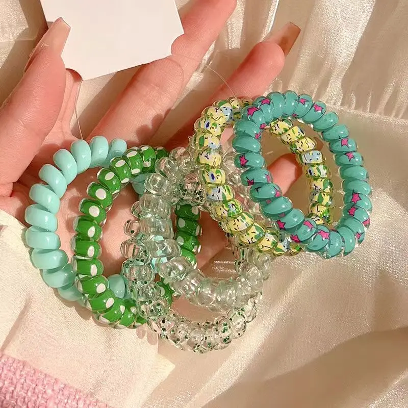 Traceless Hair Bands for Girls Pink Crystal High Elastic — feature 6