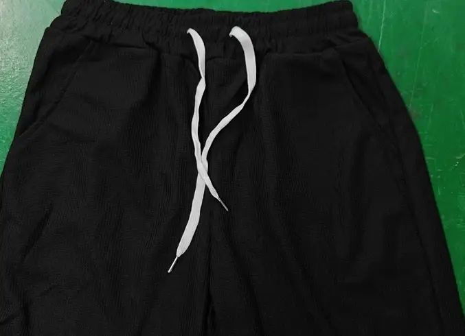 Men Grey Waffle Shorts Set Summer Casual Wear — feature 13