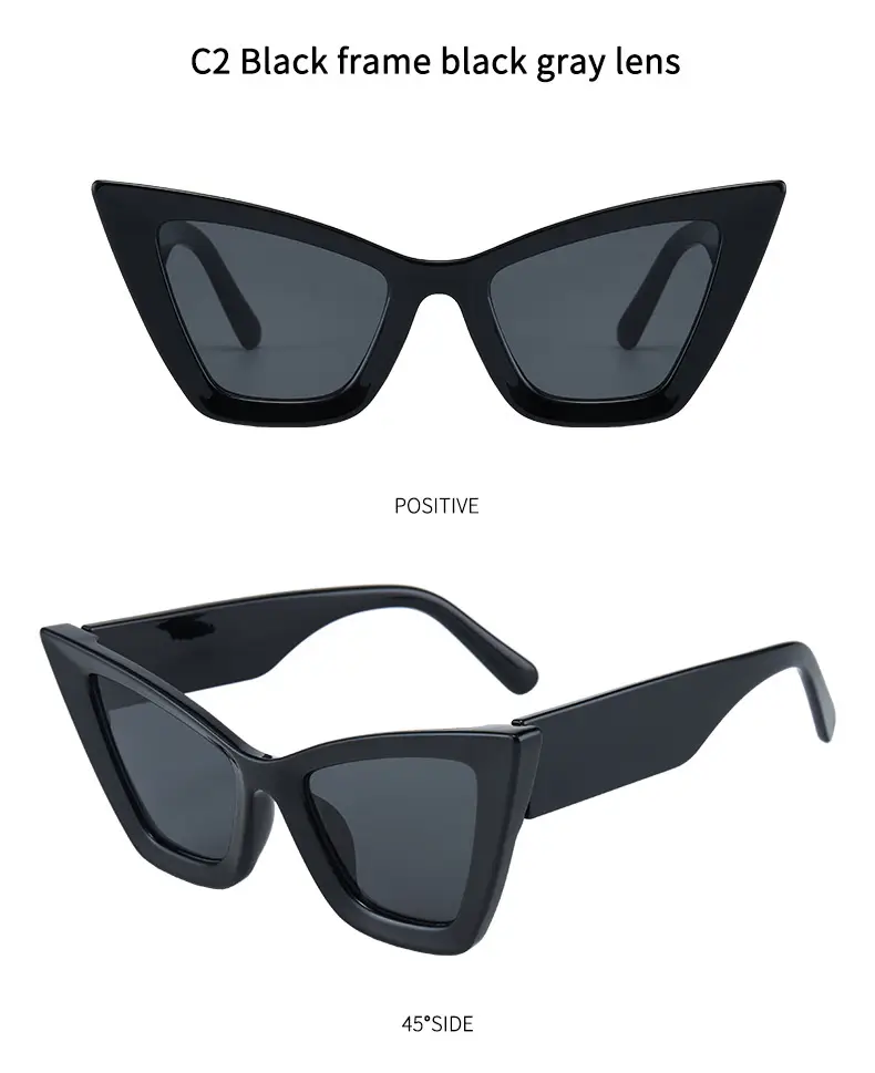 New Large Frame Cat Eye Sunglasses for Women — feature 10