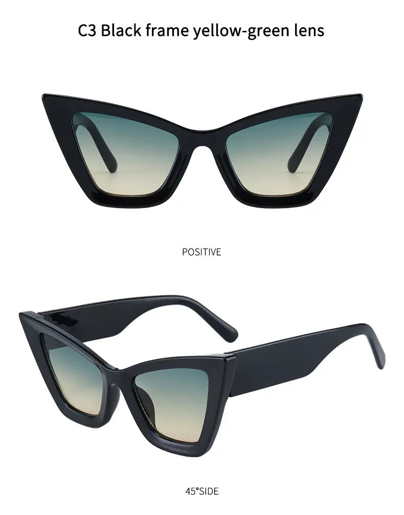 New Large Frame Cat Eye Sunglasses for Women — feature 11