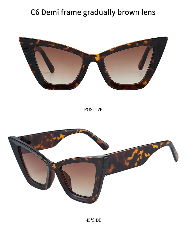 New Large Frame Cat Eye Sunglasses for Women — feature 14