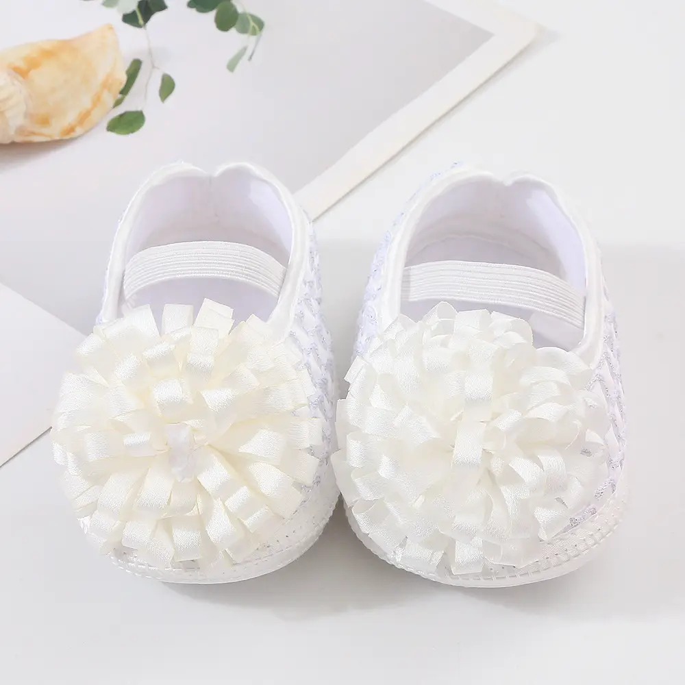 2023 newborn baby shoes 0-1 year old baby girl princess shoes soft soled toddler shoes full moon 100 days matching dress — feature 12