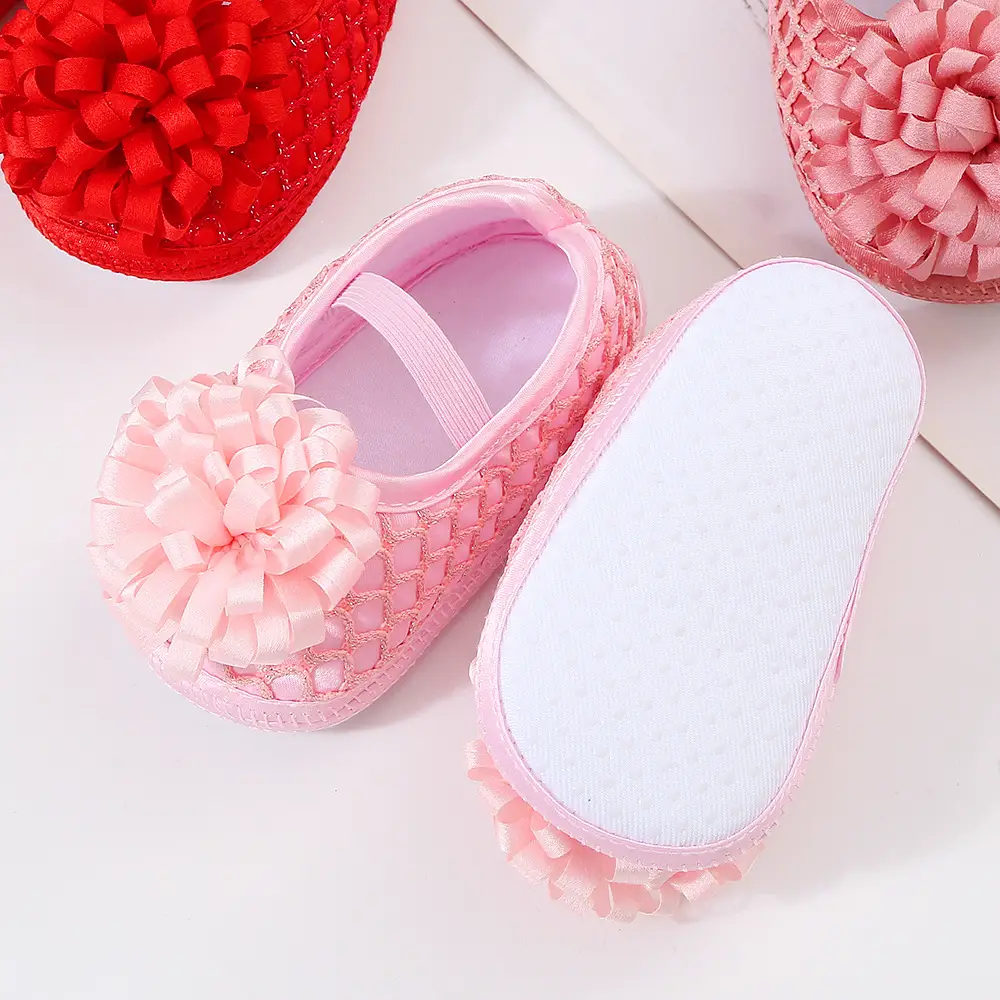 2023 newborn baby shoes 0-1 year old baby girl princess shoes soft soled toddler shoes full moon 100 days matching dress — feature 15