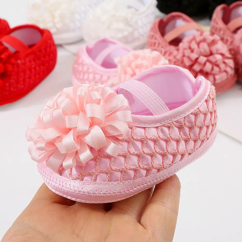 2023 newborn baby shoes 0-1 year old baby girl princess shoes soft soled toddler shoes full moon 100 days matching dress — feature 17