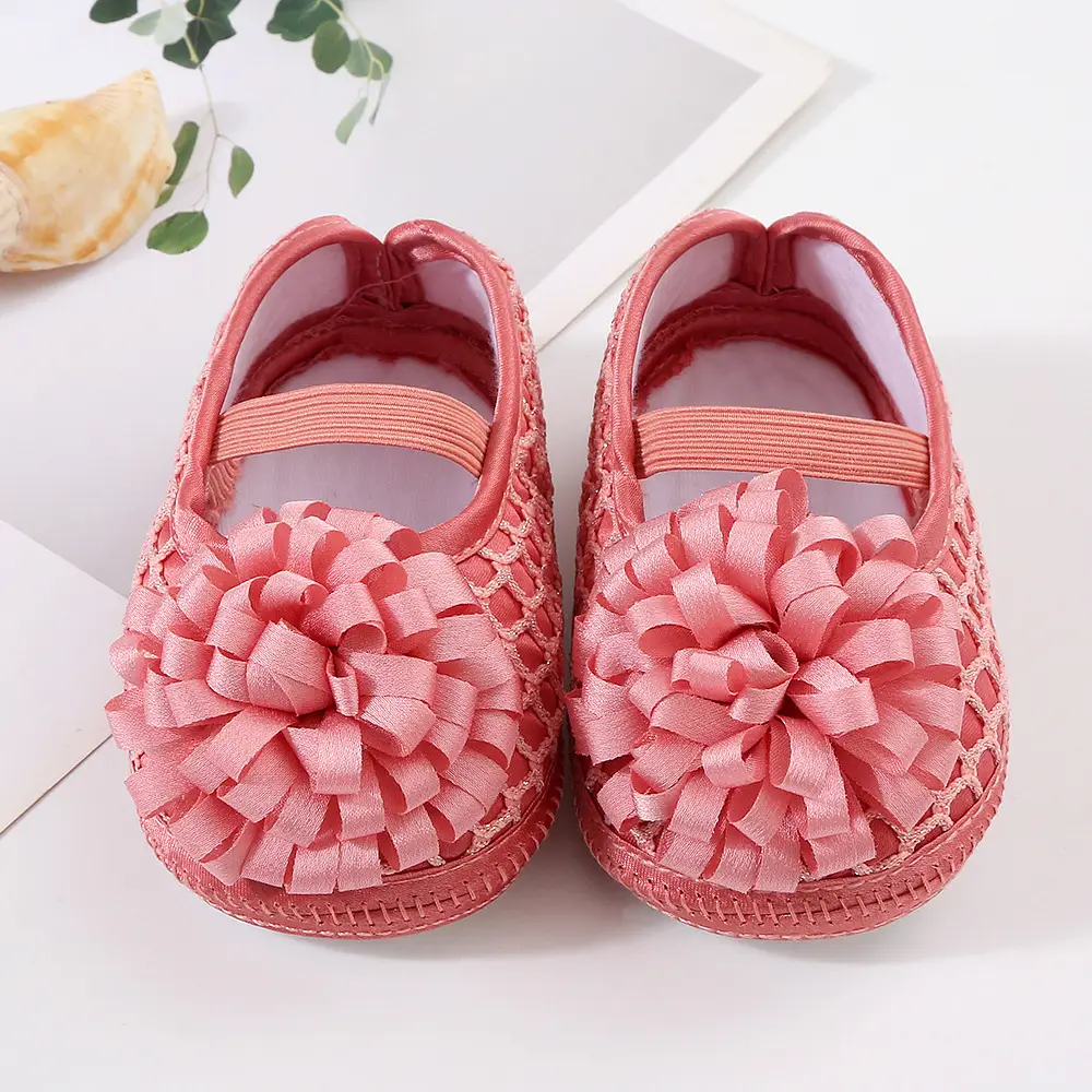 2023 newborn baby shoes 0-1 year old baby girl princess shoes soft soled toddler shoes full moon 100 days matching dress — feature 7