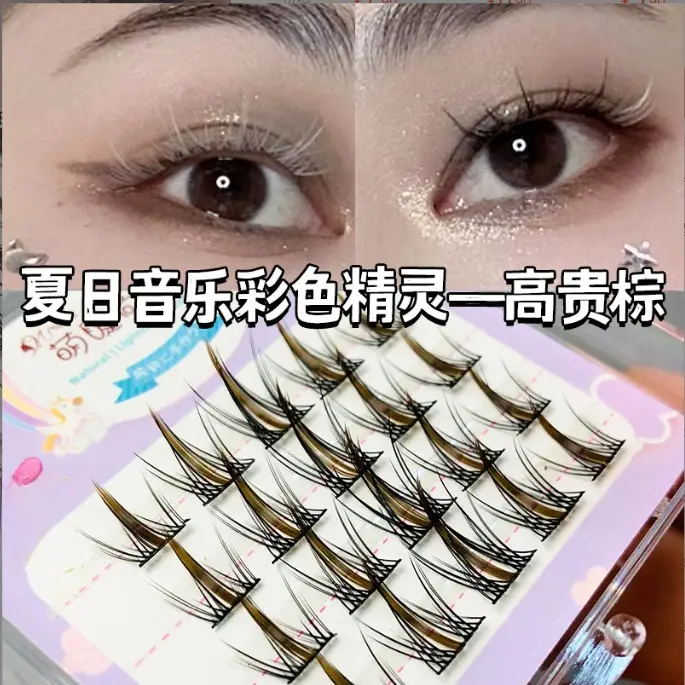 False Eyelashes Hot Red 3D Fashion - Image 5