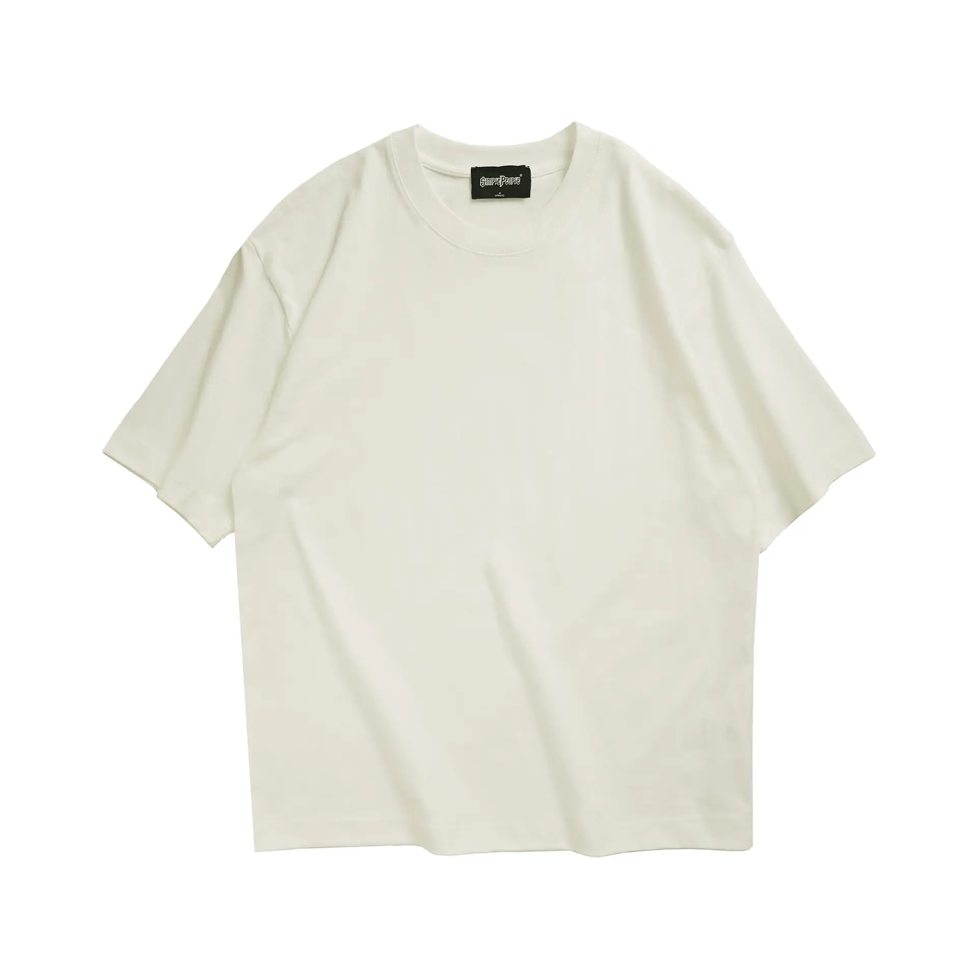 Brown Drop Shoulder 260g T-Shirt Large