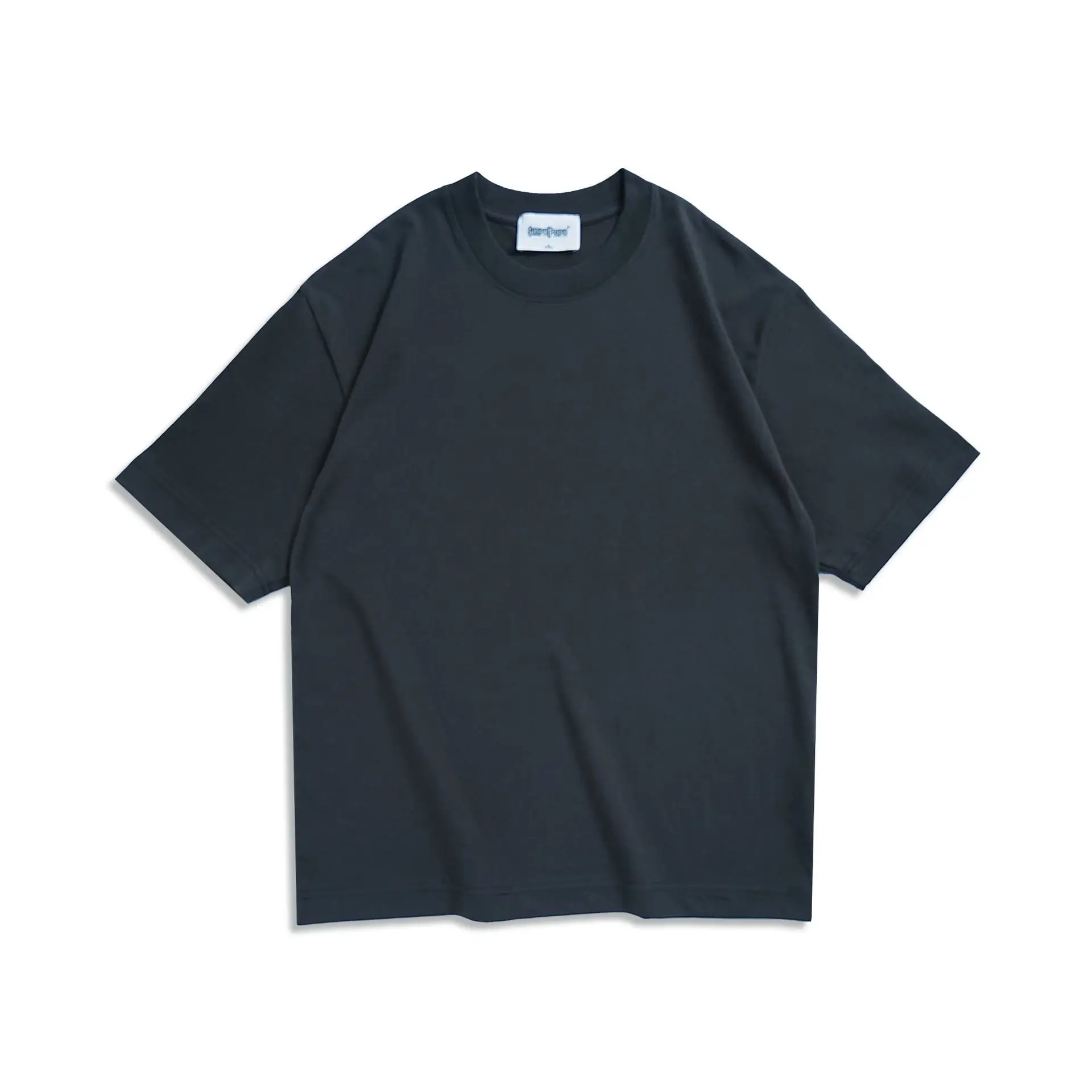 Brown Drop Shoulder 260g T-Shirt Large