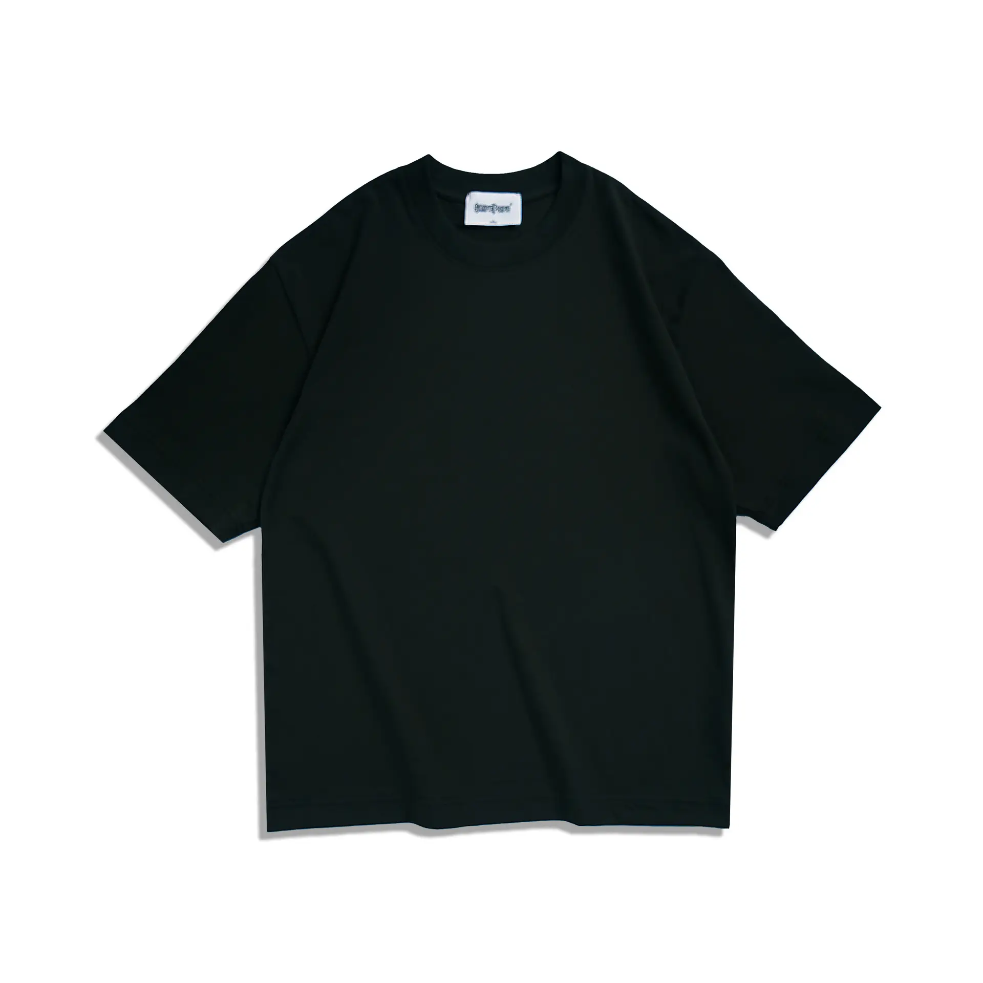 Brown Drop Shoulder 260g T-Shirt Large