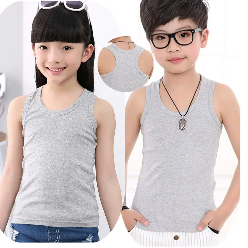 Summer Cotton Vests for Kids Boys Girls Thin Fit - Image 5
