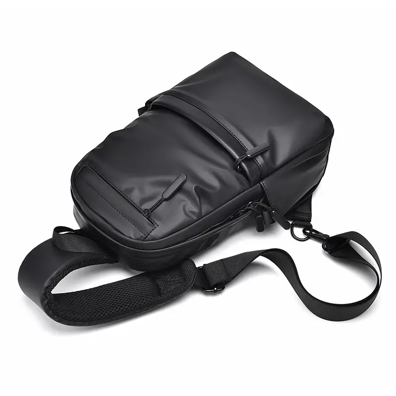 Men's Water-Proof Crossbody Bag with Striped Interior - Image 5
