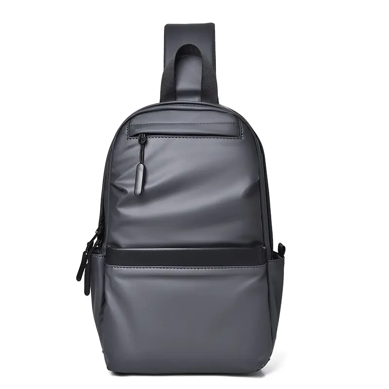 Men's Water-Proof Crossbody Bag with Striped Interior - Image 2