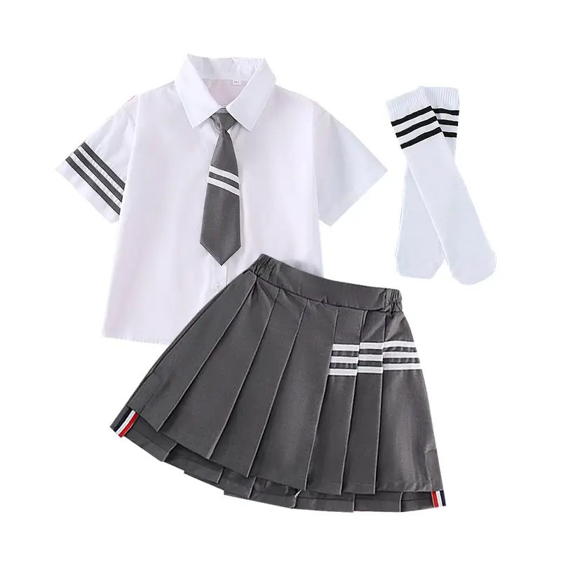 Girls Preppy Jk Suit 2025 Summer Medium Large