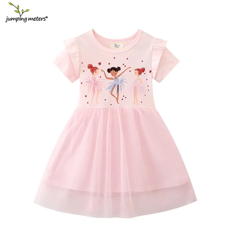 Girls Pink Fairy Skirts Summer Gauze Set - Image 8