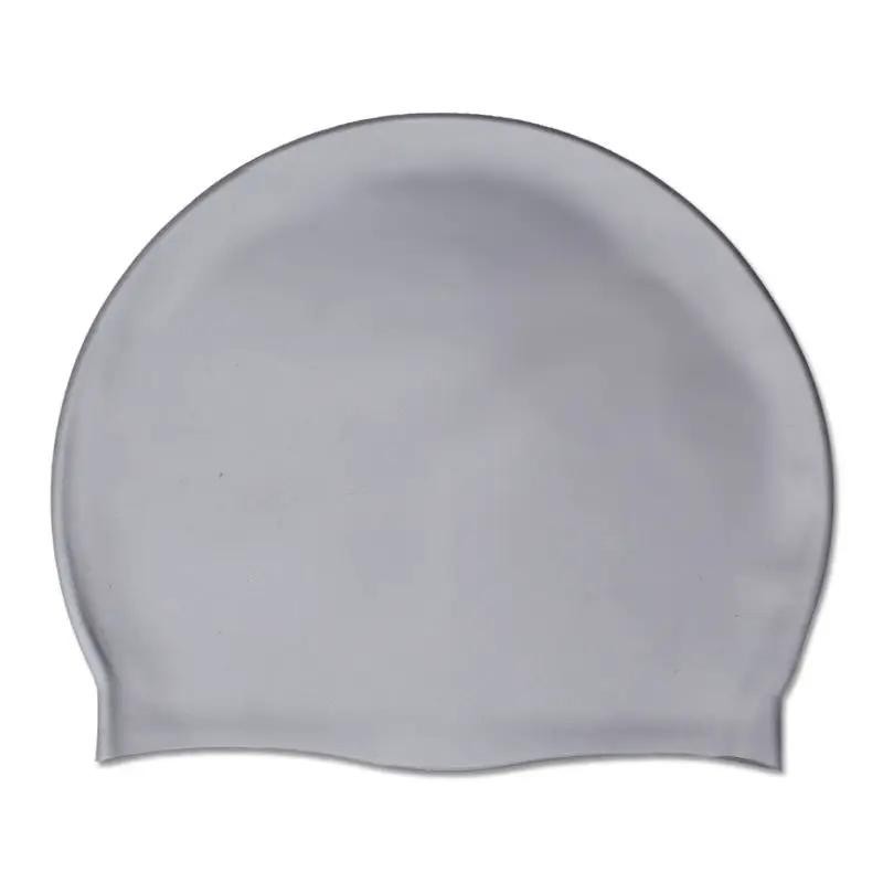 Silicone swimming cap adult men's and women's solid color swimming cap factory wholesale solid color swimming cap waterproof swimming cap with LOGO
