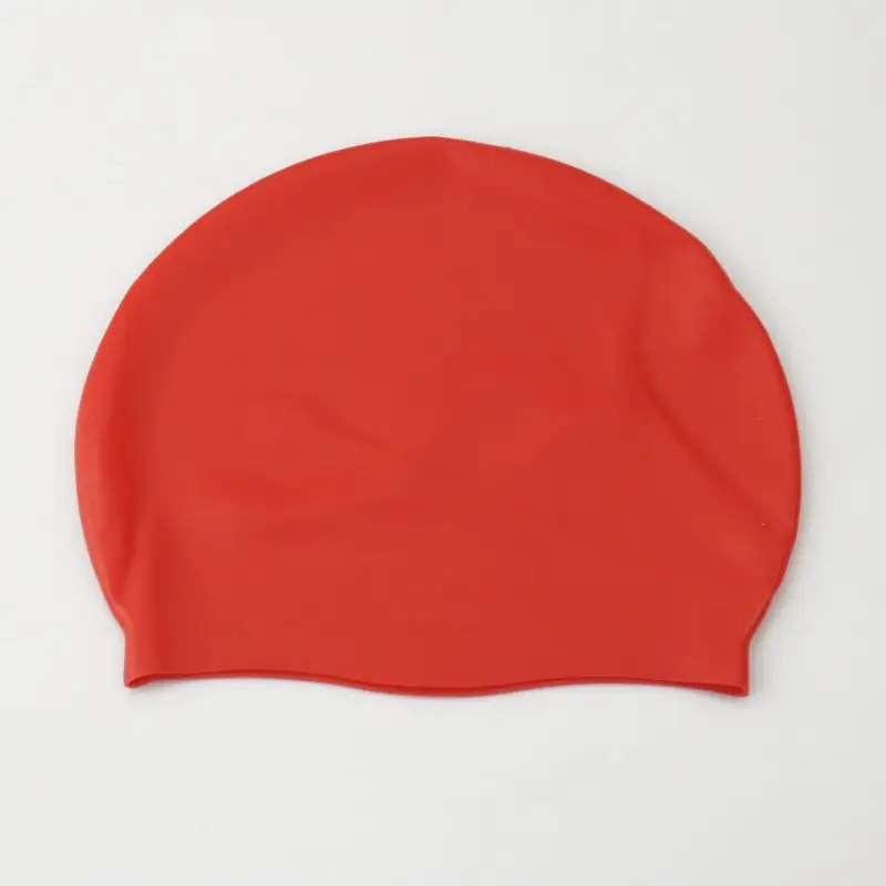 Silicone swimming cap adult men's and women's solid color swimming cap factory wholesale solid color swimming cap waterproof swimming cap with LOGO