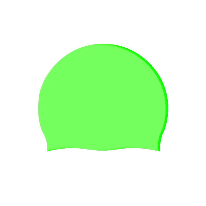 Silicone swimming cap adult men's and women's solid color swimming cap factory wholesale solid color swimming cap waterproof swimming cap with LOGO